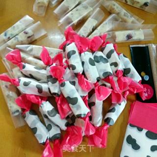 Walnut Cranberry Nougat recipe