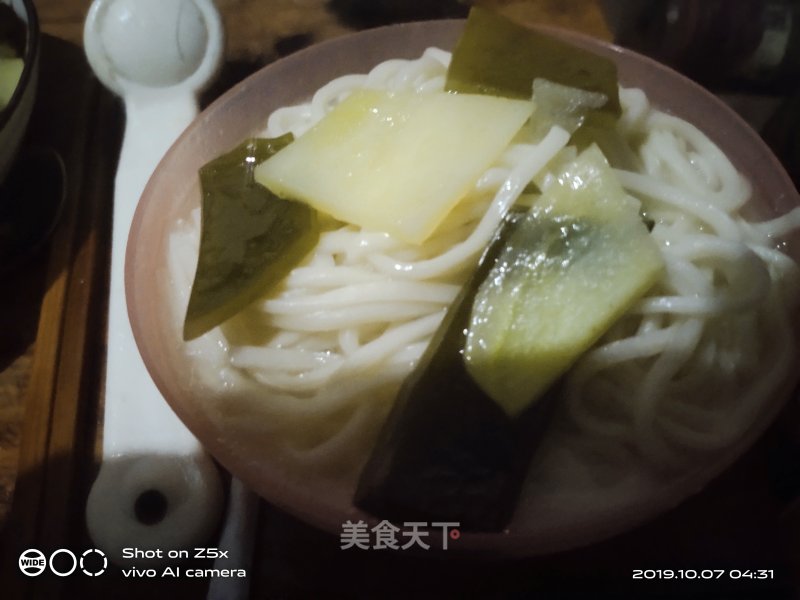 Potato and Kelp Noodle Soup recipe