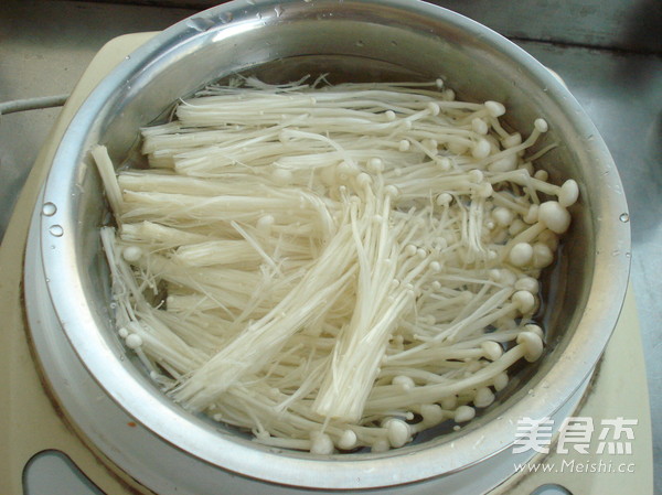 Mustard Enoki Mushroom recipe