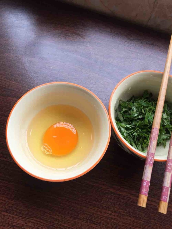 Mugwort Egg Soup recipe