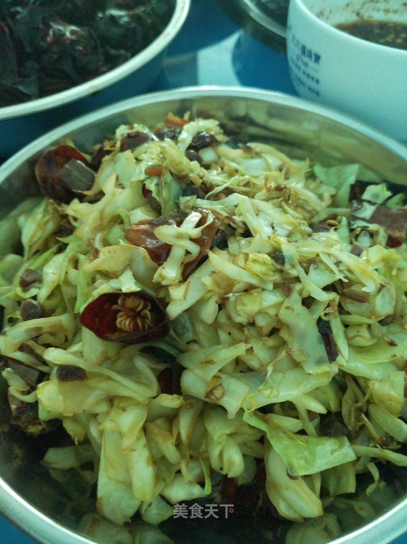 Stir-fried Cabbage with Tempeh recipe