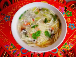 #团圆饭# Hot and Sour Egg Soup recipe