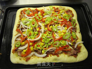 Let You Love Enough at A Time-big Square Pizza recipe