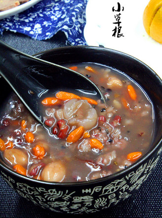 Four Seasons Congee for Nourishing Blood and Nourishing Beauty——red Dates, Longan and Black Sesame Congee recipe