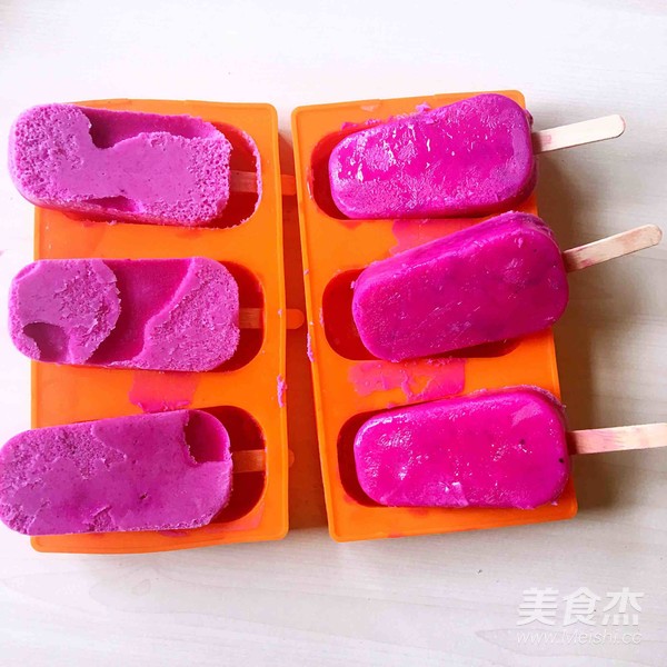 Red Dragon Fruit Popsicle recipe