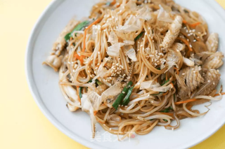 Variety Seafood Fried Noodles recipe