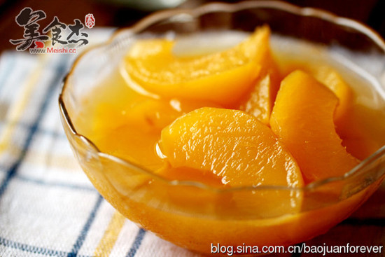 Canned Yellow Peach in Syrup recipe