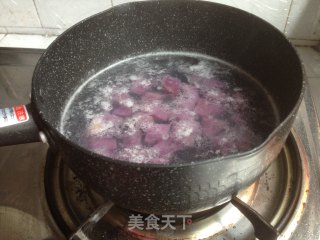 Purple Huaishan Tangyuan recipe