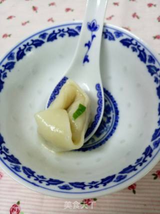 Beef Wonton with Watermelon Skin recipe