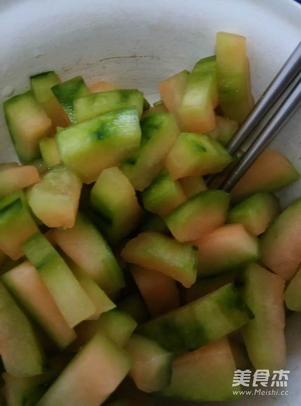Cold Sweet and Sour Melon Peel recipe