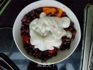 "salad" Red Bean Fruit Salad recipe