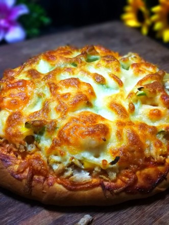 Tuna and Shrimp Pizza recipe