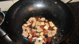 Braised Dry Fried Pork----home Cooking recipe