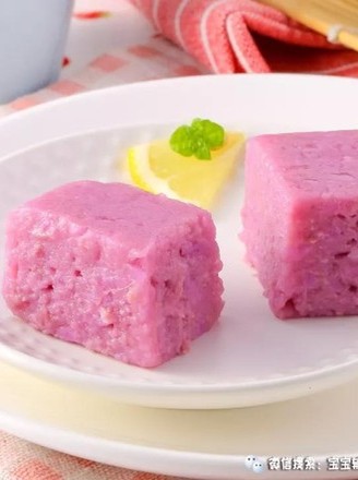 Purple Sweet Potato Rice Cake Baby Food Supplement Recipe