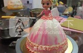 Skirt Barbie Cake recipe