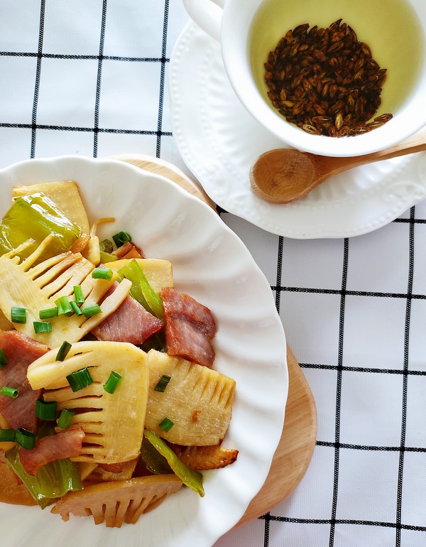 Bacon Winter Bamboo Shoots recipe