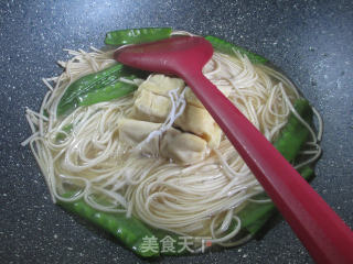 Snow Bean Noodles and Soba Noodles recipe