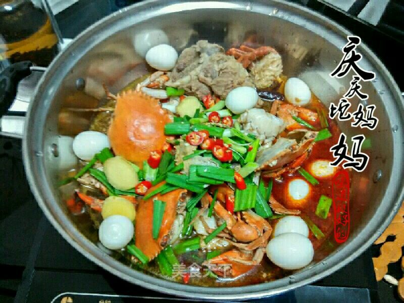 Spicy Crab Hot Pot recipe