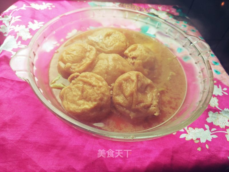 Oily Gluten Stuffed Meat recipe