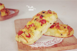 #trust之美#favourite Nutritious Breakfast-scallion Cheese Bread Sticks recipe