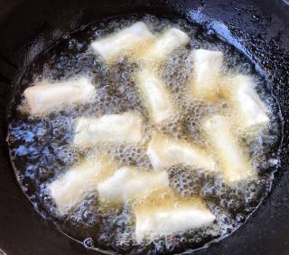 Crispy Fried Bean Paste Spring Rolls recipe