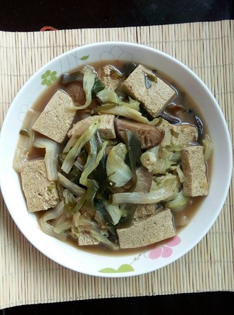 Vegetable Stew with Frozen Tofu and Mushrooms recipe