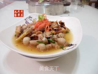 Cuttlefish Steamed Small Intestine recipe
