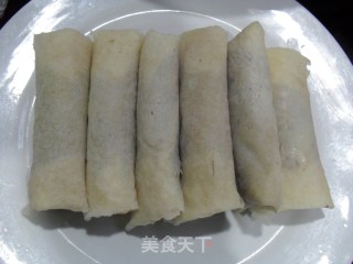 Purple Sweet Potato Spring Roll recipe