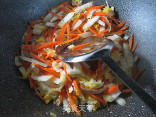 Stir-fried Baby Vegetables with Dried Carrots recipe