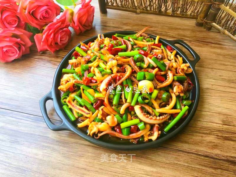 Spicy Squid Whisk recipe