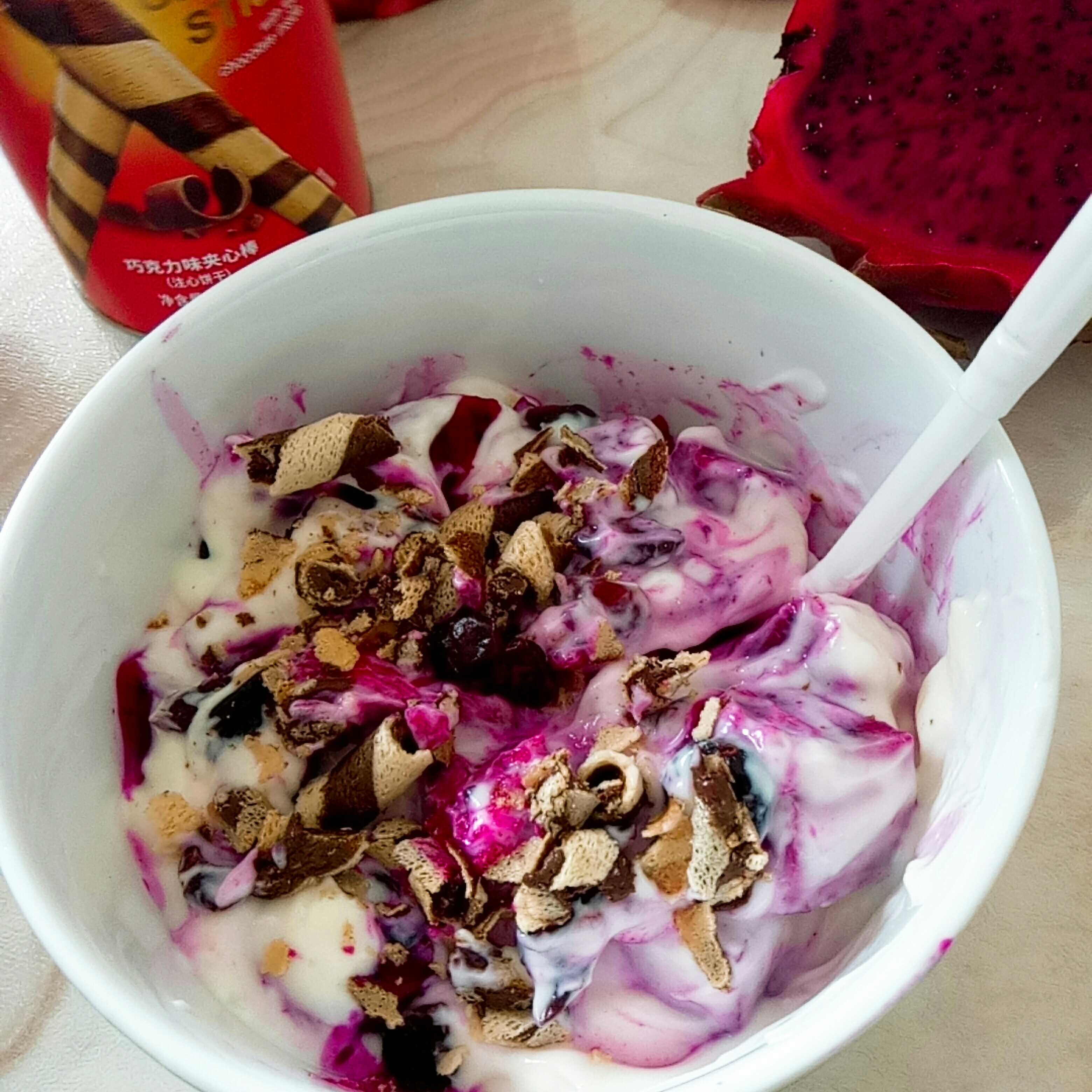 Dragon Fruit Yogurt recipe