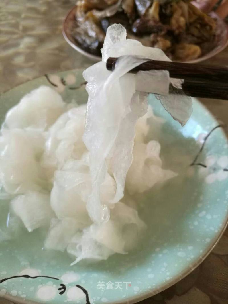 Palace White Radish ~ Thin Strips of Cold White Radish recipe