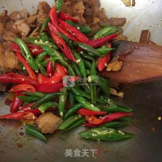 Hot Pepper Twice Cooked Pork recipe