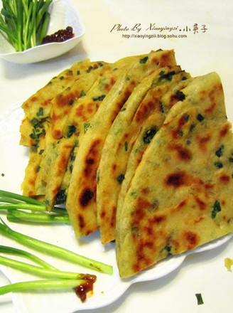 Hot and Cold Soft Scallion Pancakes recipe