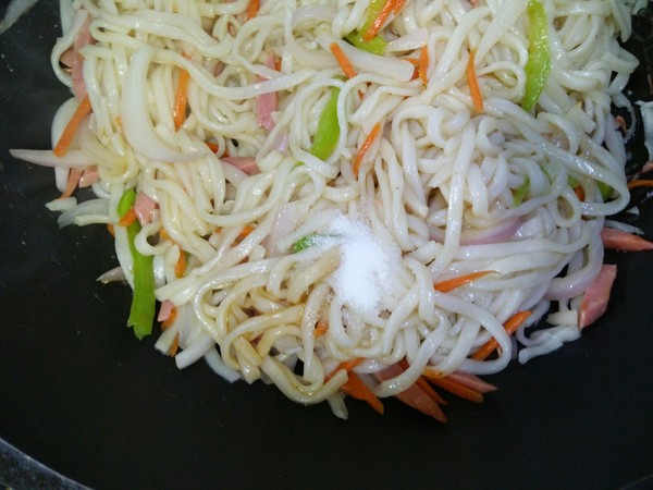 Fried Noodles with Vegetables recipe