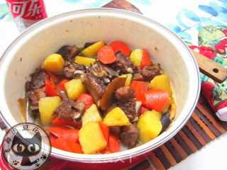 Coke Ribs with Roast Potatoes recipe