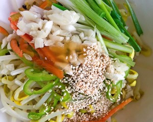 Super Refreshing and Delicious Cold Soy Sprouts recipe