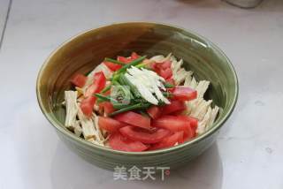 Refreshing and Good Taste-tomato Mixed with Yuba recipe