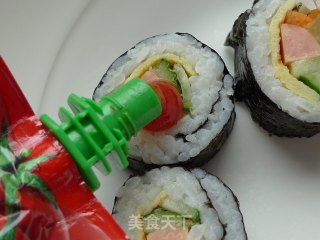 【flower Sushi】----ketchup Sushi recipe