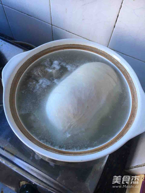 Pork Belly Wrapped in Chicken Pot recipe