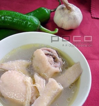 Durian Shell Pot Chicken recipe
