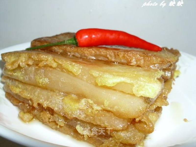 Fried Sweet Kuih with Egg recipe