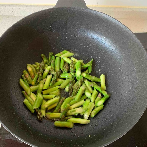 Stir-fried Shrimp with Asparagus recipe