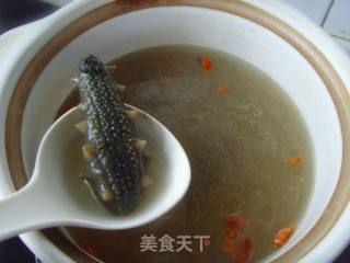 Fresh and Delicious---golden Soup Sea Cucumber recipe