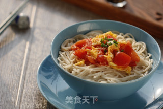 Tomato Egg Rice Noodles recipe