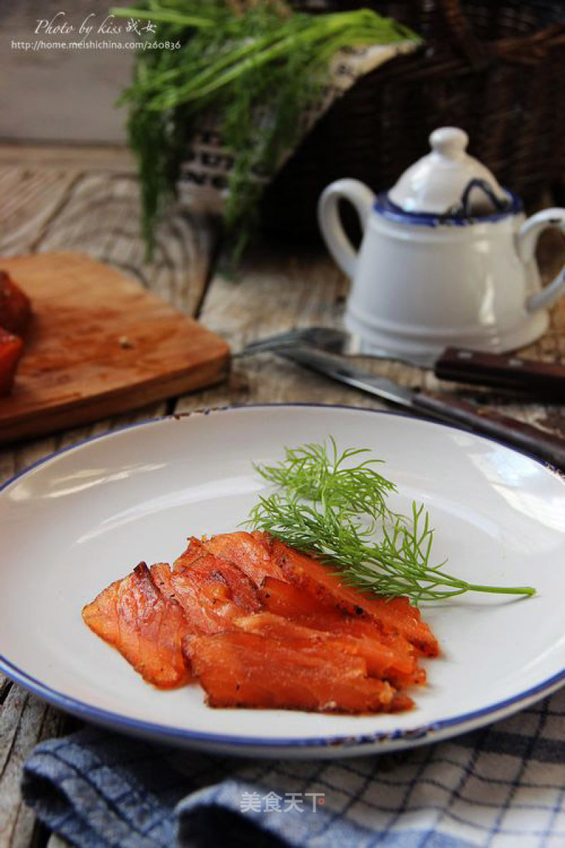 [food is Still Ring Western Food Competition Area]: Appetizers from Northern Europe --- Gravlax (pickled Salmon) recipe