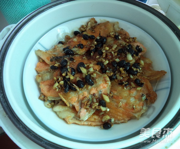 Fried and Baked Salmon Bone recipe