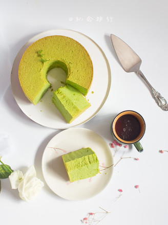 Super Detailed Low-sugar, Low-oil Spinach Chiffon Cake and Egg Method