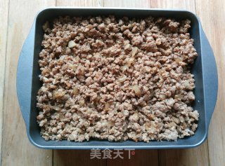 #四session Baking Contest and It's Love to Eat Festival# Baked Rice with Minced Meat recipe