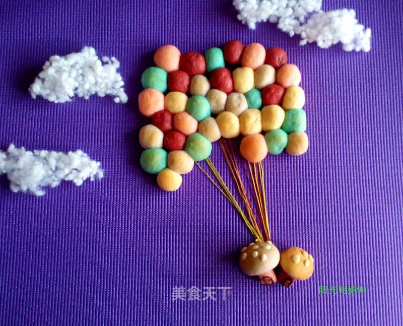 Multicolored Balloon Bread